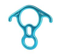 Corrosion-Resistant Figures 8 Descender for Abseiling & Operations Construction Aluminum Alloy Eight Rock Climbing Rappelling Device Multi Purpose Lightweight Equipment Mountain Gear Finish Outdoor