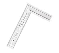 Corrosions Resistant Double Scale Right Angled Measuring Tool For Woodworking Construction Workers And Home Improvement Professional Woodworking Square