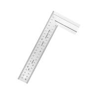 Corrosions Resistant Double Scale Right Angled Measuring Tool For Woodworking Construction Workers And Home Improvement Deformation Resistant Metal Square