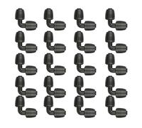 Corrosions Resistant L Shape Drip Line Fittings Tube Elbows Tool Less Connection for Efficient Plant Watering Resistant Drip Component