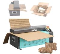 Corrugated Box Cutting Machine for A4 Paper and Cardboard, Cuts Thickness Up to 10mm, 5m/Min Shredding Speed, Ideal for DIY Honeycomb Cushioning Material
