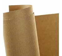 Corrugated Card Sheets Rolls Fine Ribbed Assorted Colours Brown 80-120g Choose
