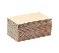 Corrugated Cardboard Sheets(21 x 30cm) 50Pcs, 2mm Thick Sheets, for DIY Craft, Card board Inserts for Mailing Packages
