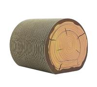 Corrugated Cardboard Tunnel - 27.5x25cm Cat Tunnel Corrugated Paper Toy, Compact Storage Solution | Paper Multifunctional Kitten Scratch Pad with Two Tunnels, Scratching Post for Pet Home Kittens