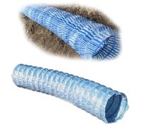 Corrugated French Drain Pipe - 2 3 4 6", Non Woven Fabric with Steel Wire, Garden Flexible Permeable Hose for Lawn Sidewalk(15cm/5.9",L 2m(6.6ft))