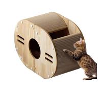 Corrugated Paper Cat Scratcher, Cat Scratcher, Kitten Scratcher Board, Lounge for Clawing, Carry Resistant Cat Scratcher Bed Block Furniture Protector for Small, Medium Pets
