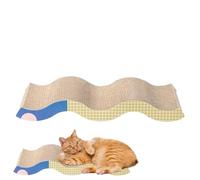 Corrugated Paper Cat Scratcher,Kitten Scratcher Board Lounge for Clawing | Cat Scratching Bed Pad for Home, Next to the Sofa or near the Climbing Frame