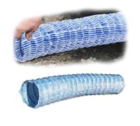 Corrugated Perforated Drain Pipe for Underground Use - 2" 3" 4" 6" Sizes, Ideal for Yard Drainage and Foundation Protection Against Spring Floods(10cm/4",L115ft/35m)