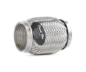 Corrugated Pipe 60x116 mm with Inner Liner, Stainless Steel