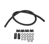 Corrugated Pipe, Windshield Washer Hose Kit 50cm Professional Premium Material Wide Compatibility Corrugated Pipe