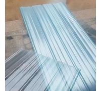 Corrugated Roof,1.5mm Insulating Roofing Cladding Panel,Polycarbonate Roofing Sheet,Roofing Material Garage Shed Roof Panel,UV Protection Transparent Rainproof Board (0.9×1m,1pcs)