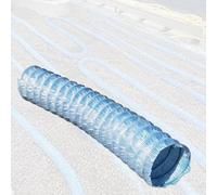 Corrugated Soft Infiltration Drain Pipe, French Drain Perforated Corrugated Pipe 1-60M 50-300MM(L 45M Dia 80MM)