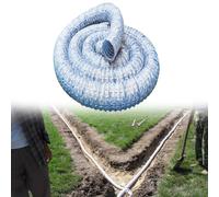 Corrugated Soft Infiltration Drain Pipe, Non Woven Fabric Soft Infiltration French Drain Pipe Landscape Drainage 1-60M 50-300MM(L 45M Dia 50MM)
