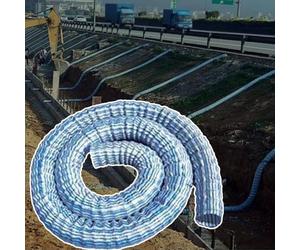 Corrugated Soft Infiltration Drain Pipe, Perforated Drain Pipe for Yard Garden and Underground Drainage Multiple Sizes(L 35M Dia 100MM)