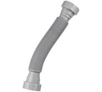 Corrugated Telescopic Kitchen Sink Drain Extension Hose with Dual | Plastic Body, Gaskets Included, Leak Reducing and Odour Control, for Kitchen Sinks and P-trap Assemblies