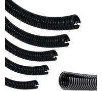 Corrugated Wire Tube Cable Protection Pipe Split Flexible Car Tubing/Trunking (Inner Ø8.5mm, 5 Metres)