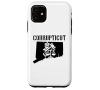 Corrupticut Connecticut Anti Corruption Cop New Haven Pizza Case for iPhone 11