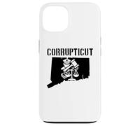Corrupticut Connecticut Anti Corruption Cop New Haven Pizza Case for iPhone 13