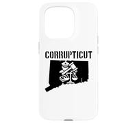 Corrupticut Connecticut Anti Corruption Cop New Haven Pizza Case for iPhone 15 Pro