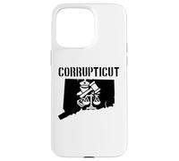 Corrupticut Connecticut Anti Corruption Cop New Haven Pizza Case for iPhone 15 Pro Max