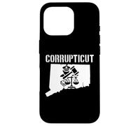 Corrupticut Connecticut Anti Corruption Cop New Haven Pizza Case for iPhone 16 Pro