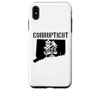 Corrupticut Connecticut Anti Corruption Cop New Haven Pizza Case for iPhone XS Max