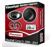 Corsa D Speaker upgrade Front Door Pioneer car speakers 6.5" 17cm 300W