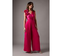 Corsage Cowl Back Jumpsuit Coast Pink 18