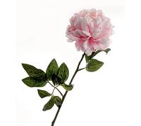 Corsage Creations Artificial Large Pink Peony | Long-Stemmed Peony for Floral Arrangements, Wedding Decor & Centerpieces | Durable Artificial Flower for Home & Event Styling (Pink)