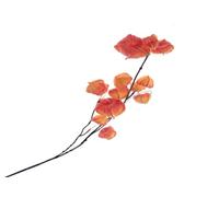 Corsage Creations Artificial Physalis Stem | 85cm Long | Artificial Flower | Realistic Orange Physalis for Floral Arrangements | Perfect for Weddings, Centerpieces & Bouquets