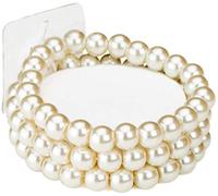Corsage Creations - Delicate Kid's Corsage Bracelet - Cream (6cm diameter)