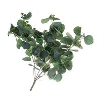 Corsage Creations Populus Eucalyptus Bush | Artificial Eucalyptus with Lifelike Leaves | Perfect for Bouquets, Centerpieces, Wreaths & DIY Arrangements | Realistic, Long-Lasting Foliage (48cm)