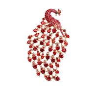 Corsage Rhinestone Animal Lapel Pins for Sweater Coat Jacket Banquet Party, riferimento alla descrizione, Metal, Please refer to description