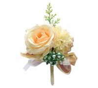 Corsage Wedding Boutonniere, Boutonniere, Artificial In Buttonhole Convient Pour Les Mariages, Bals, Fiançailles, Anniversaires, Dîners Officiels Et Autres Fêtes