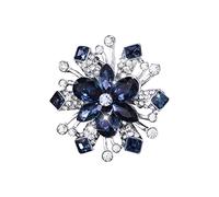 Corsages Brooches Brooch Female Corsage Temperament Large Pin Crystal All Coat Shawl Silk Scarf Buckle Pin Bouquet Jewelry (A, One Size)