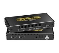 CORSAHD 4K@120Hz HDMI 2.1 Audio Extractor Audio Converter,HDMI to HDMI,SPDIF Optical 7.1/5.1CH,Stereo 3.5mm,Supports VRR,CEC,Dolby Digital Audio De-embed,HDCP 2.2/2.3 Bypass,for PS5,Xbox