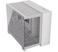 CORSAIR 2500X ATX Mid-Tower Dual-Chamber PC Case - White, White