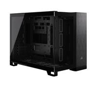 CORSAIR 2500X Black/Obsidian Alumini Dual Chamber Tempered Glass Micro