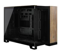 Corsair 2500X Micro ATX Dual Chamber PC Case, Black/Walnut