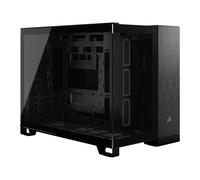 CORSAIR 2500X PC Gaming Case, Black/Obsidian Aluminium, Dual Chamber w/ Tempered