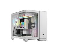 Corsair 2500X RGB MicroATX Midi TG ATX Gaming Case - White