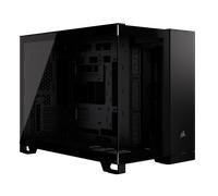 Corsair 2500X Tempered Glass Micro ATX Dual Chamber PC Case - Black - CC-9011265-WW