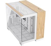 Corsair 2500X Micro ATX Dual Chamber PC Case, White/Bamboo (CC-9011288-WW)