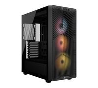 CORSAIR 3200D RS ARGB Chassis, Smoke, Mid Tower, 3 x RS120 Fans, USB-C / 3.5mm,