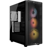 CORSAIR 3200D RS ARGB Mid-Tower PC Case - 3x RS120 ARGB PWM Fans Included, GPU Anti-Sag Stabilisation Arm, ASUS BTF, MSI Project Zero, Gigabyte Project Stealth - Smoke
