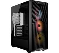 CORSAIR 3200D RS ARGB Mid-Tower PC Case - 3x RS120 ARGB PWM Fans Included, GPU Anti-Sag Stabilisation Arm, ASUS BTF, MSI Project Zero, Gigabyte Project Stealth - Black