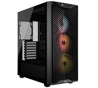 CORSAIR 3200D RS ARGB Mid-Tower PC Case - 3x RS120 ARGB PWM Fans Included, GPU Anti-Sag Stabilisation Arm, ASUS BTF, MSI Project Zero, Gigabyte Project Stealth - Black
