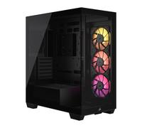Corsair 3500X iCUE LINK RGB, Black, Mid-Tower, TG Window, Reverse Connection, 3x