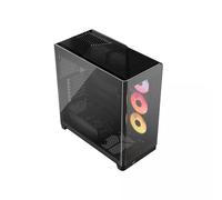 CORSAIR FRAME 4500X RS-R ARGB Panoramic Glass Mid-Tower PC Case - InfiniRail Mounting System, Fits Dual 360mm Radiators, GPU Anti-Sag, 3x RS120R Fans Included - Black