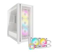 Corsair iCUE 5000D RGB AIRFLOW Mid Tower Gaming Case - White